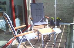 balkon op het zuiden